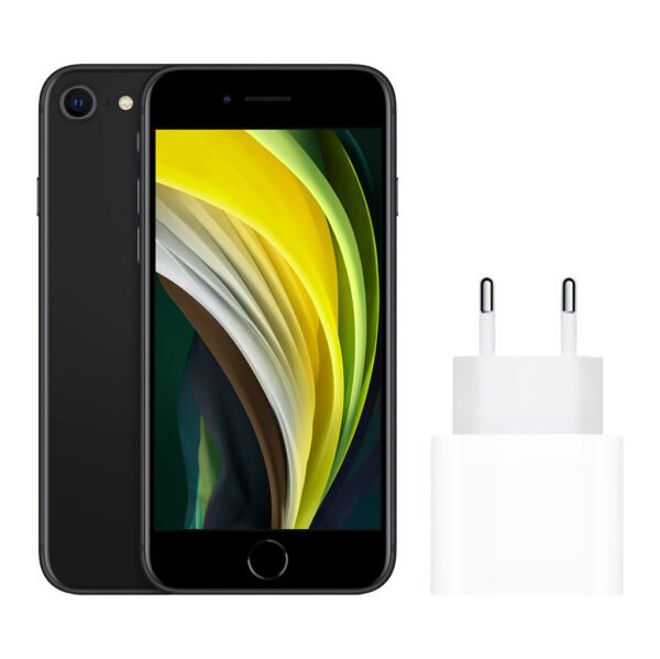 Apple iPhone SE 128GB Zwart + Apple Usb C Oplader 20W - vergelijk en bespaar - Vergelijk365