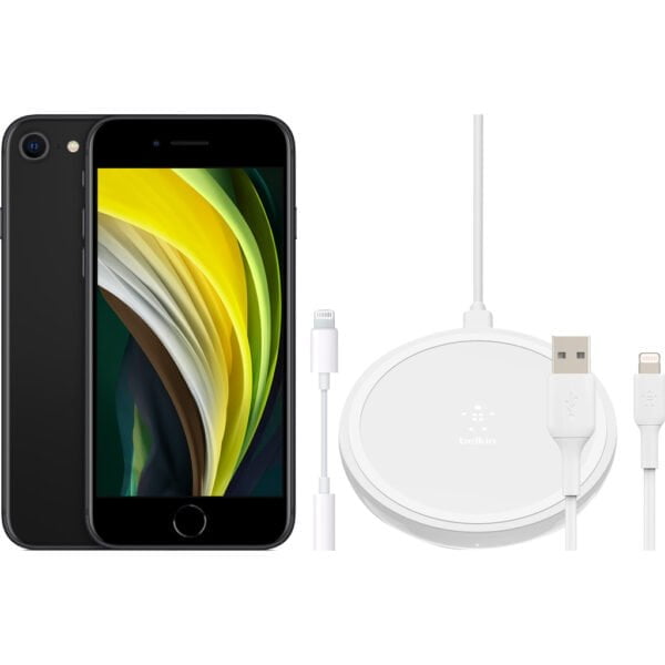 Apple iPhone SE 64 GB Zwart + Accessoirepakket Uitgebreid - vergelijk en bespaar - Vergelijk365