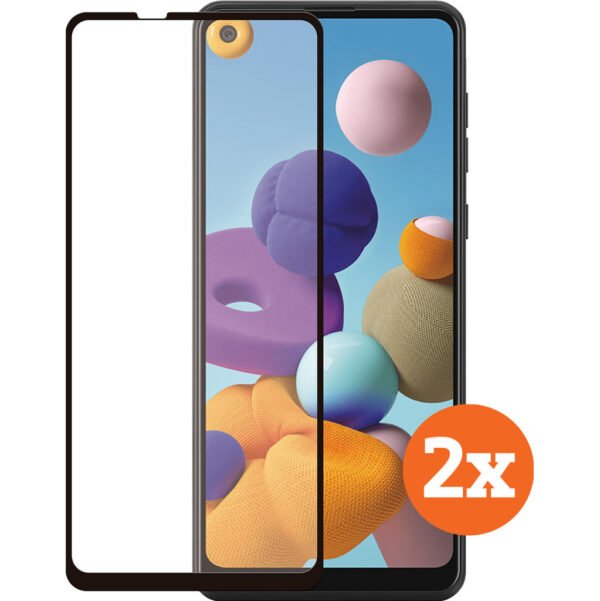 Azuri Tempered Glass Samsung Galaxy A31 Screenprotector Duo Pack - vergelijk en bespaar - Vergelijk365