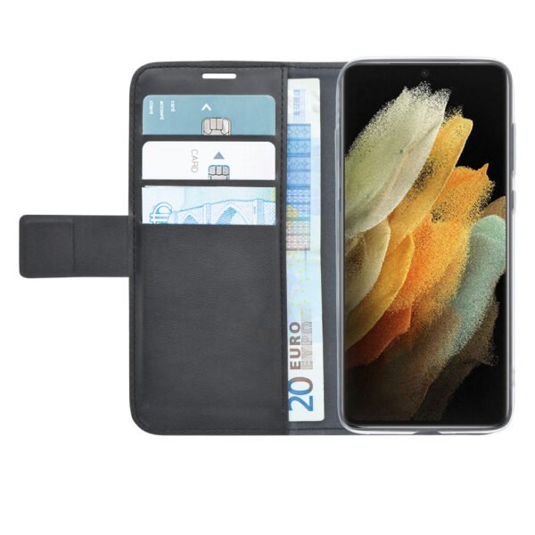 Azuri Wallet Samsung Galaxy S21 Ultra Book Case Zwart - vergelijk en bespaar - Vergelijk365