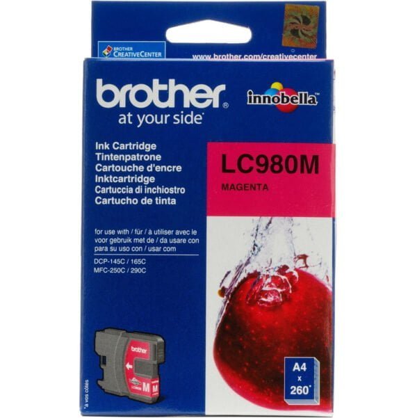 Brother LC-980 Cartridge Magenta - vergelijk en bespaar - Vergelijk365