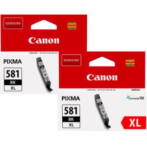 Canon CLI-581XL Cartridges Zwart Duo Pack - vergelijk en bespaar - Vergelijk365