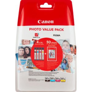 Canon CLI-581XL Value Pack - vergelijk en bespaar - Vergelijk365