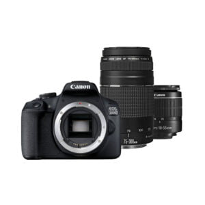 Canon EOS 2000D + EF-S 18-55mm f/3.5-5.6 DC III + EF 75-300mm f/4-5.6 DC III - vergelijk en bespaar - Vergelijk365