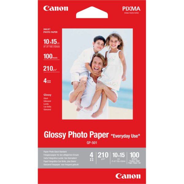 Canon GP-501 Glossy Fotopapier 100 vel 10 x 15 cm - vergelijk en bespaar - Vergelijk365