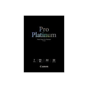 Canon PT-101 Pro Platinum Fotopapier 20 Vellen A4 - vergelijk en bespaar - Vergelijk365