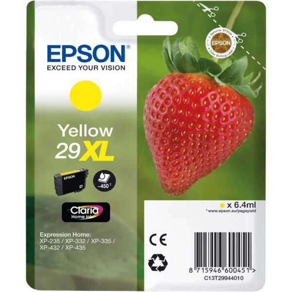 Epson 29XL Cartridge Geel - vergelijk en bespaar - Vergelijk365