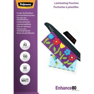 Fellowes Lamineerhoezen Enhance Mat 80 mic A3 (100 Stuks) - vergelijk en bespaar - Vergelijk365