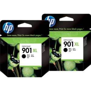 HP 901XL Cartridges Zwart Duo Pack - vergelijk en bespaar - Vergelijk365