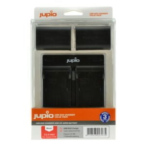Jupio Kit: 2x Battery LP-E6 1700mAh + USB Dual Charger - vergelijk en bespaar - Vergelijk365