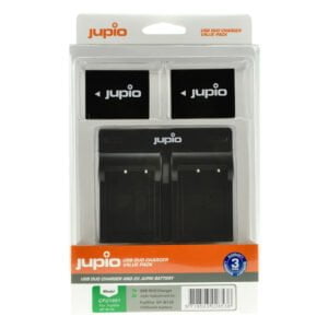 Jupio Kit: 2x Battery NP-W126S + USB Dual Charger - vergelijk en bespaar - Vergelijk365