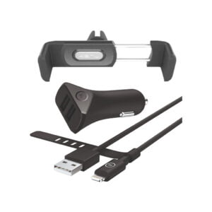 Kenu AirFrame Plus Autohouder Zwart + BlueBuilt Autolader met Lightning Kabel 12W - vergelijk en bespaar - Vergelijk365