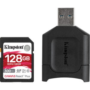 Kingston 128GB SDXC React Plus SDR2 + MLP SD Reader - vergelijk en bespaar - Vergelijk365