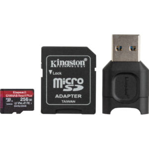 Kingston 256GB microSDXC React Plus SDCR2 met Adapter + MLPM - vergelijk en bespaar - Vergelijk365