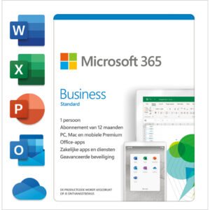 Microsoft 365 Business Standard EN 1 jaar Abonnement - vergelijk en bespaar - Vergelijk365