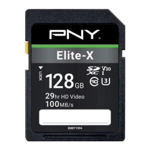 PNY Elite-X SDXC Memory Card 128GB 100MB/s - vergelijk en bespaar - Vergelijk365