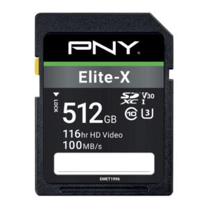 PNY Elite-X SDXC Memory Card 512GB 100MB/s - vergelijk en bespaar - Vergelijk365