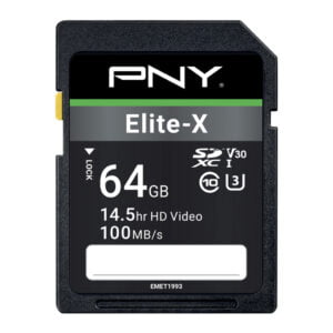 PNY Elite-X SDXC Memory Card 64GB 100MB/s - vergelijk en bespaar - Vergelijk365