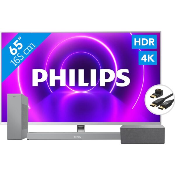 Philips 65PUS8505 + Soundbar + Wifi speaker + HDMI kabel - vergelijk en bespaar - Vergelijk365
