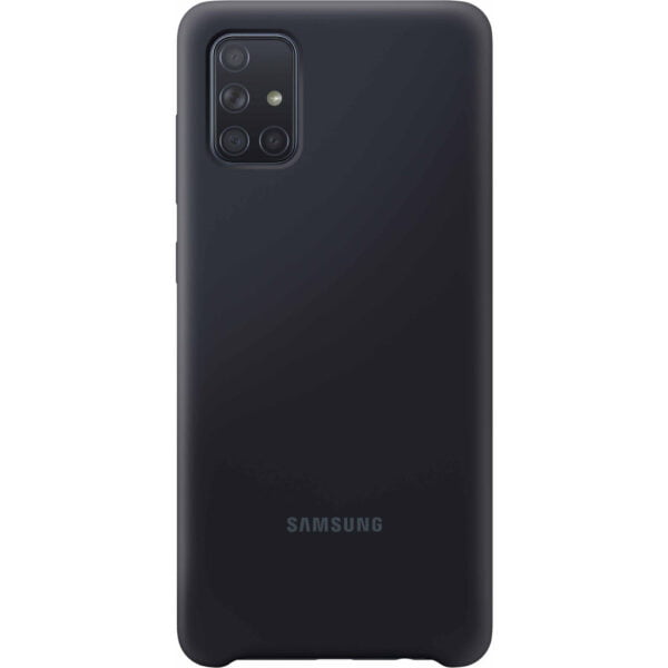 Samsung Galaxy A71 Silicone Back Cover Zwart - vergelijk en bespaar - Vergelijk365