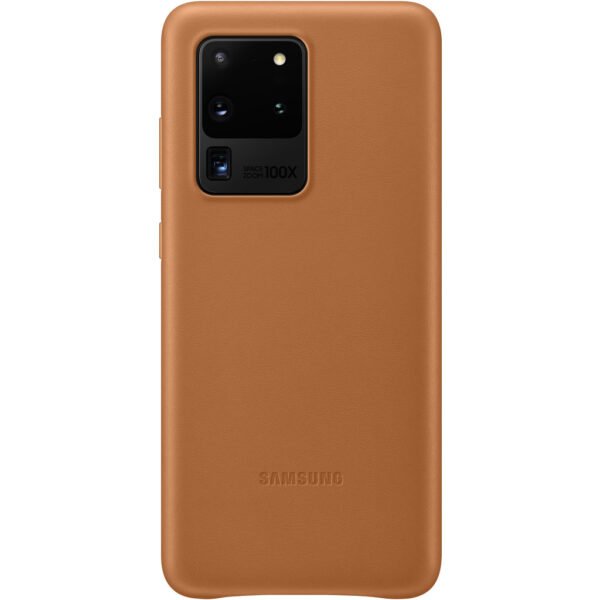 Samsung Galaxy S20 Ultra Back Cover Leer Bruin - vergelijk en bespaar - Vergelijk365