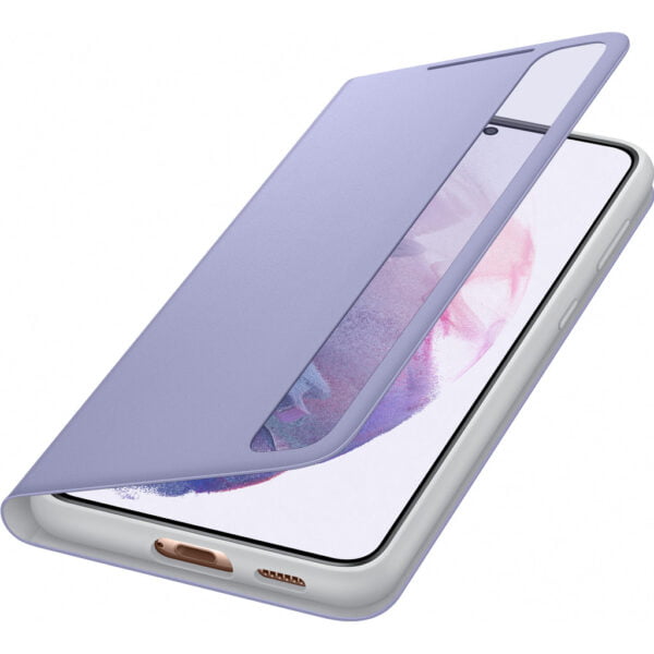 Samsung Galaxy S21 Plus Clear View Book Case Paars - vergelijk en bespaar - Vergelijk365