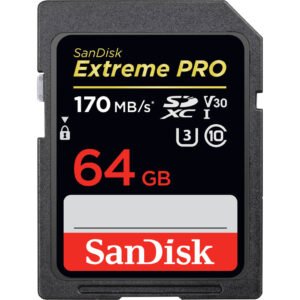 SanDisk SDXC Extreme Pro 64GB 170MB/s - vergelijk en bespaar - Vergelijk365