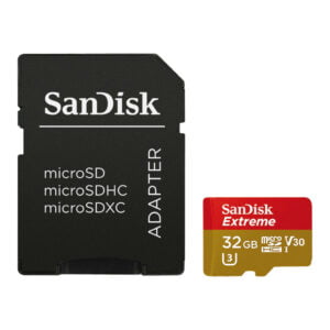 SanDisk microSDHC Extreme 32GB 100MB/s CL10 + SD adapter - vergelijk en bespaar - Vergelijk365