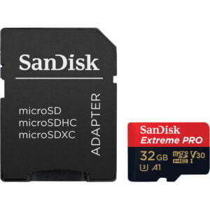 SanDisk microSDHC Extreme Pro 32GB 100MB/s A1 U3 + SD adapter - vergelijk en bespaar - Vergelijk365
