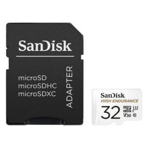 Sandisk Micro SDHC High Endurance 32GB 100MB/s + Adapter - vergelijk en bespaar - Vergelijk365