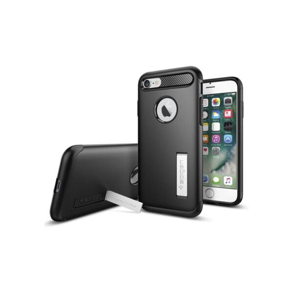 Spigen Slim Armor Apple iPhone 7/8 Zwart - vergelijk en bespaar - Vergelijk365