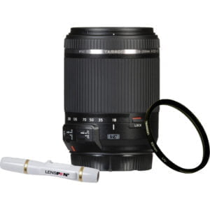 Tamron 18-200mm f/3.5-6.3 Di II VC Canon EF-S + UV-Filter 62mm + Elite Lenspen - vergelijk en bespaar - Vergelijk365
