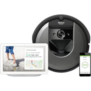 iRobot Roomba i7 + Google Nest Hub Chalk - vergelijk en bespaar - Vergelijk365