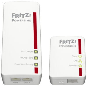 AVM FRITZ!Powerline 540E WLAN Set International WiFi 500 Mbps 2 adapters - vergelijk en bespaar - Vergelijk365