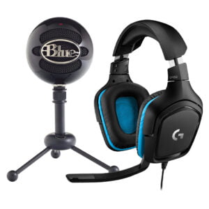 Blue Snowball Gloss Black + Logitech G432 7.1 Surround Sound - vergelijk en bespaar - Vergelijk365