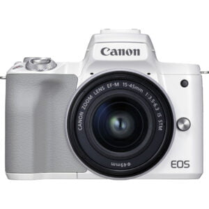 Canon EOS M50 Mark II Wit + EF-M 15-45mm f/3.5-6.3 IS STM Wit - vergelijk en bespaar - Vergelijk365