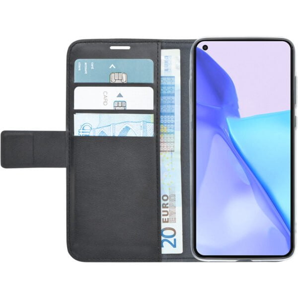 Azuri Wallet OnePlus 9 Book Case Zwart - vergelijk en bespaar - Vergelijk365
