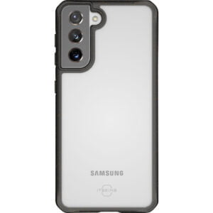 ITSkins FeroniaBio Pure Samsung Galaxy S21 Back Cover Transparant / Zwart - vergelijk en bespaar - Vergelijk365