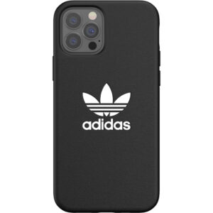 Adidas Apple iPhone 12 / 12 Pro Back Cover Leer Zwart - vergelijk en bespaar - Vergelijk365