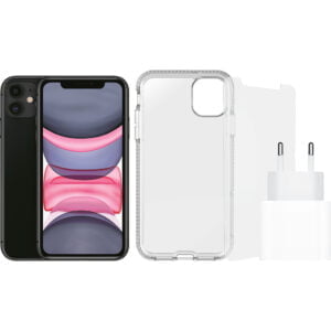 Apple iPhone 11 128 GB Zwart + Accessoirepakket - vergelijk en bespaar - Vergelijk365