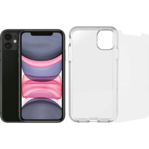 Apple iPhone 11 128 GB Zwart + Beschermingspakket - vergelijk en bespaar - Vergelijk365