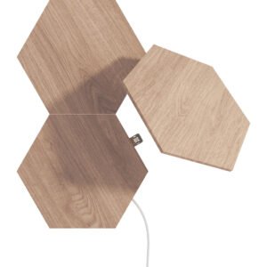Nanoleaf Elements Wood Look Hexagons Expansion 3-Pack - vergelijk en bespaar - Vergelijk365