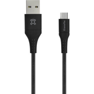 XtremeMac Usb A naar Micro Usb Kabel 2m Nylon Zwart - vergelijk en bespaar - Vergelijk365
