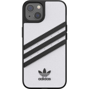 Adidas Apple iPhone 13 Back Cover Leer Wit/Zwart - vergelijk en bespaar - Vergelijk365