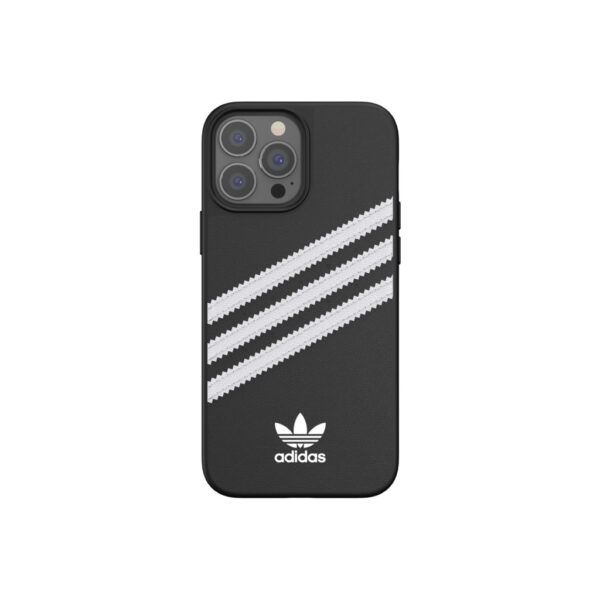 Adidas Apple iPhone 13 Pro Max Back Cover Leer Wit/Zwart - vergelijk en bespaar - Vergelijk365