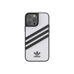 Adidas Apple iPhone 13 Pro Max Back Cover Leer Zwart/Wit - vergelijk en bespaar - Vergelijk365