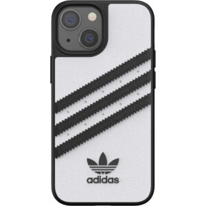 Adidas Apple iPhone 13 mini Back Cover Leer Wit/Zwart - vergelijk en bespaar - Vergelijk365