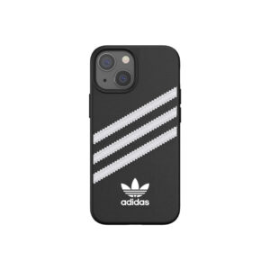 Adidas Apple iPhone 13 mini Back Cover Leer Zwart/Wit - vergelijk en bespaar - Vergelijk365