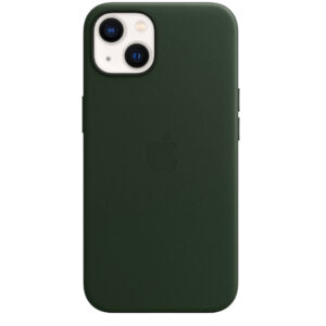 Apple iPhone 13 Back Cover met MagSafe Leer Sequoia-groen - vergelijk en bespaar - Vergelijk365