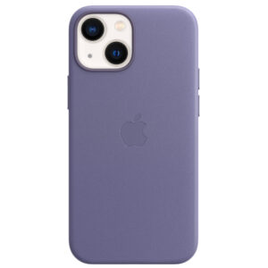 Apple iPhone 13 mini Back Cover met MagSafe Leer Blauweregen - vergelijk en bespaar - Vergelijk365